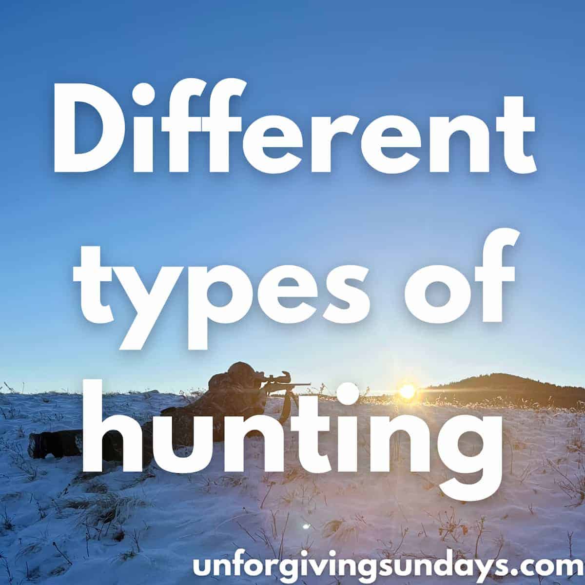 Different types of hunting