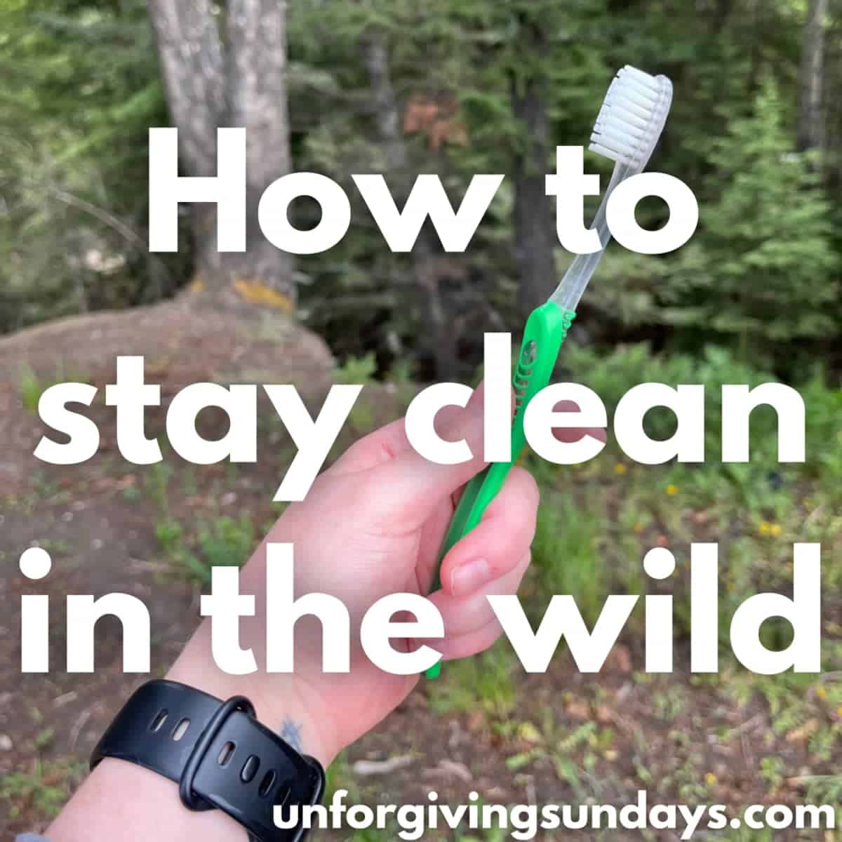 Camping hygiene: how to stay clean in the wild